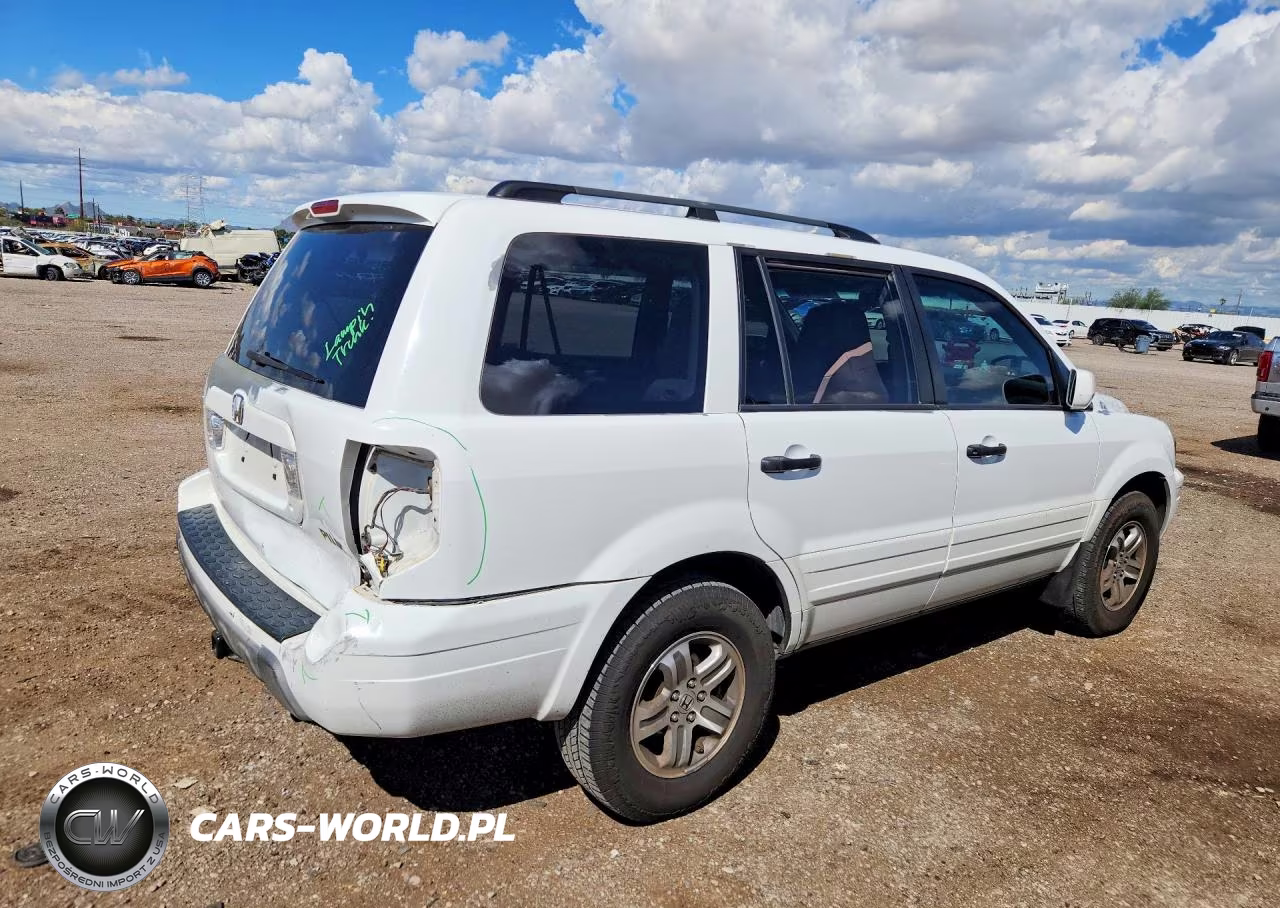 2005 Honda Pilot Exl VIN:2HKYF18595H521705 - 3