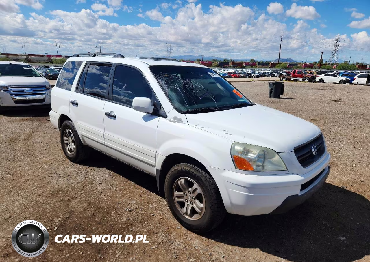 2005 Honda Pilot Exl VIN:2HKYF18595H521705 - 4