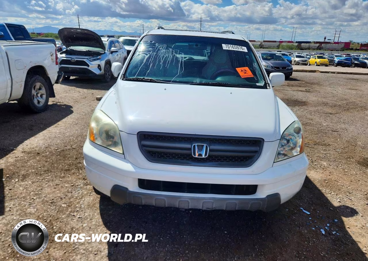2005 Honda Pilot Exl VIN:2HKYF18595H521705 - 5