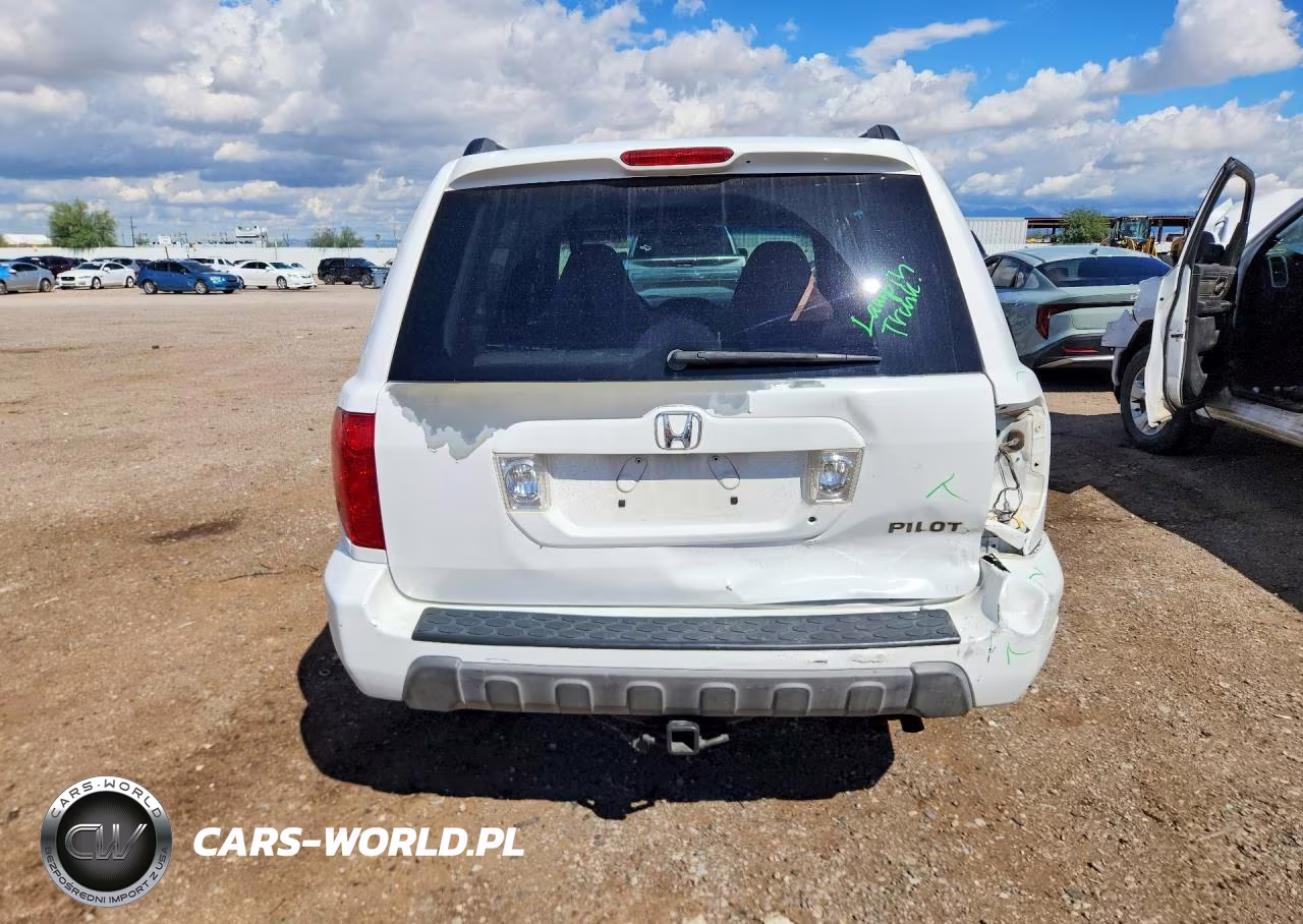 2005 Honda Pilot Exl VIN:2HKYF18595H521705 - 6