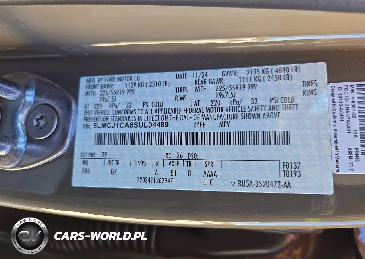 2025 Lincoln Corsair Premiere VIN:5LMCJ1CA8SUL04489 - 14