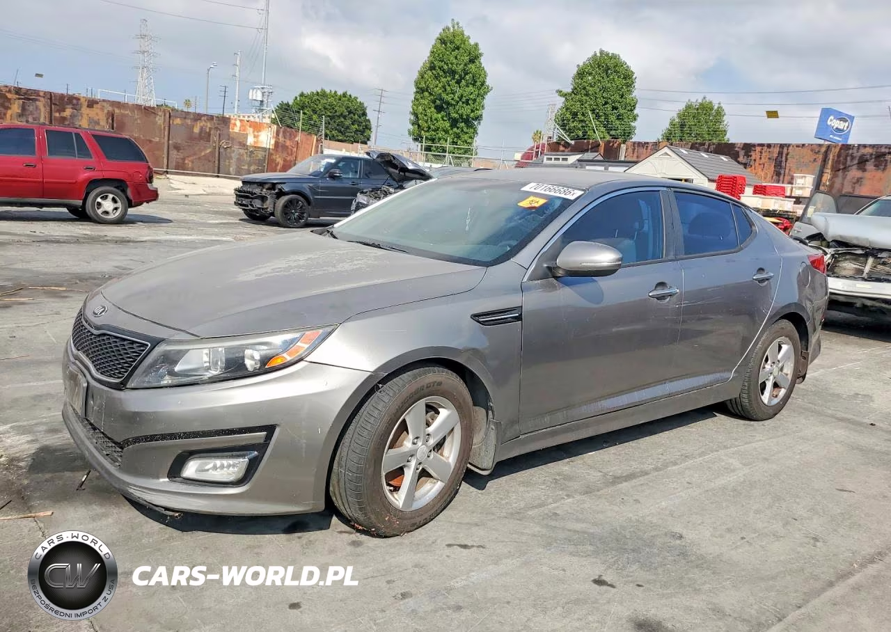 2015 Kia Optima Lx VIN:5XXGM4A76FG373881 - 1