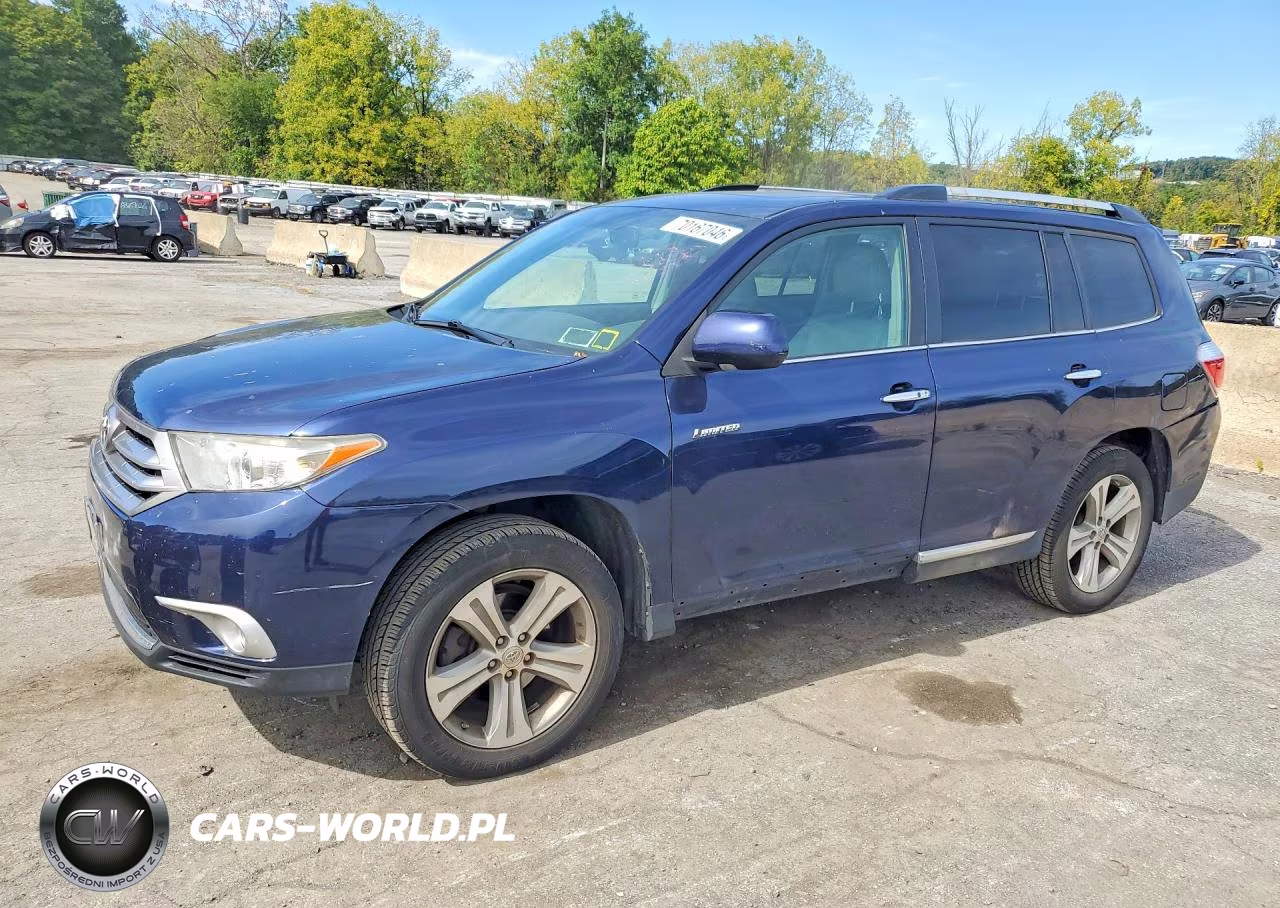 2013 Toyota Highlander Limited VIN:5TDDK3EH7DS268980 - 1