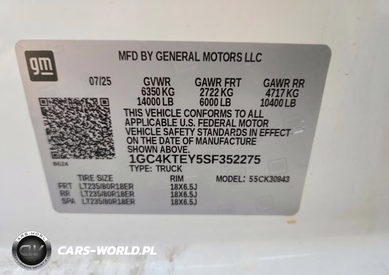 2025 Chevrolet Silverado K3500 Lt VIN:1GC4KTEY5SF352275 - 13