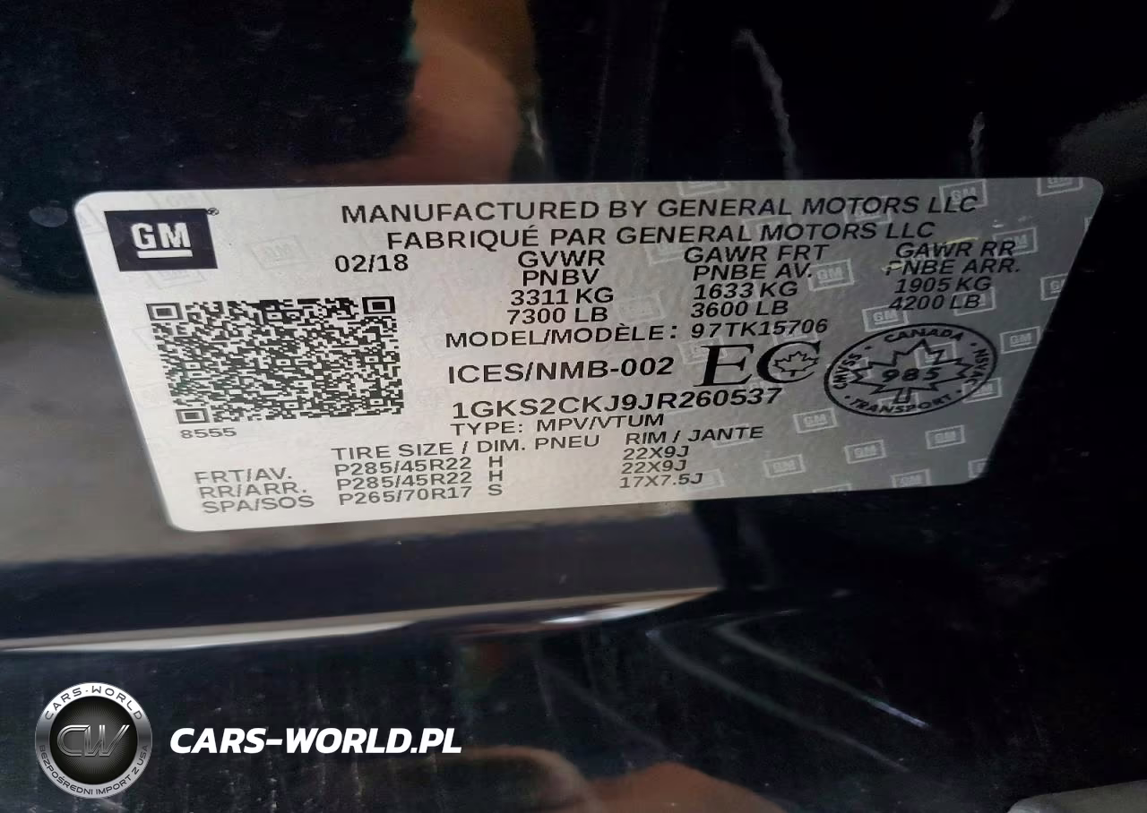 2018 GMC Yukon Denali VIN:1GKS2CKJ9JR260537 - 13