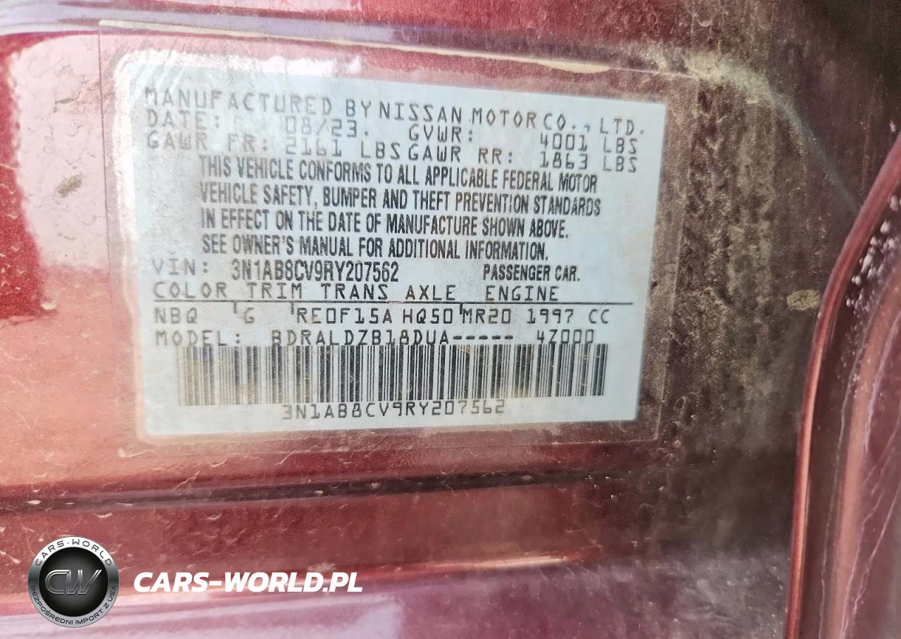 2024 Nissan Sentra Sv VIN:3N1AB8CV9RY207562 - 12