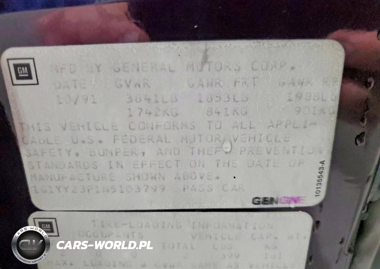 1992 Chevrolet Corvette VIN:1G1YY23P1N5103799 - 12