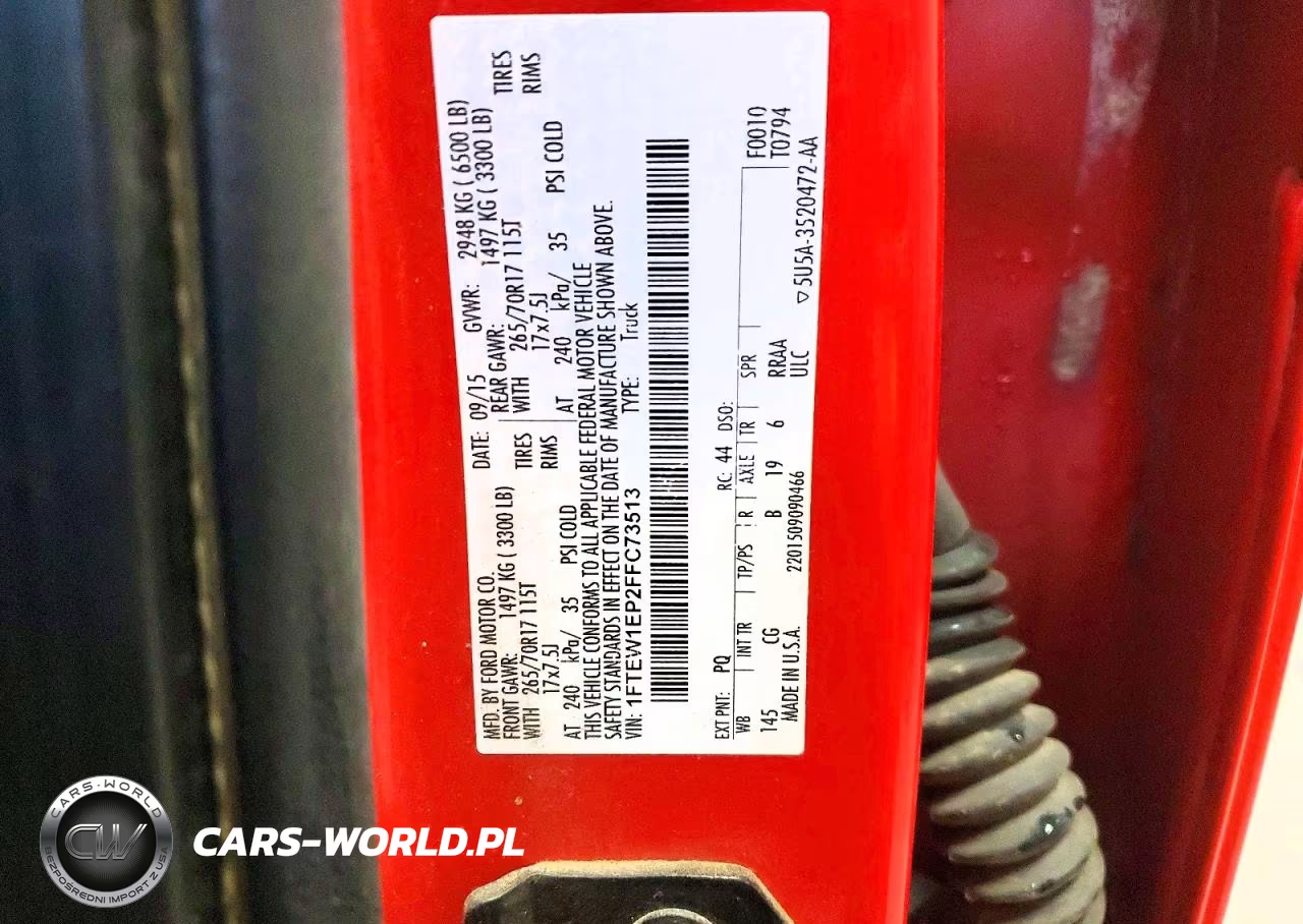 2015 Ford F150 Supercrew VIN:1FTEW1EP2FFC73513 - 12
