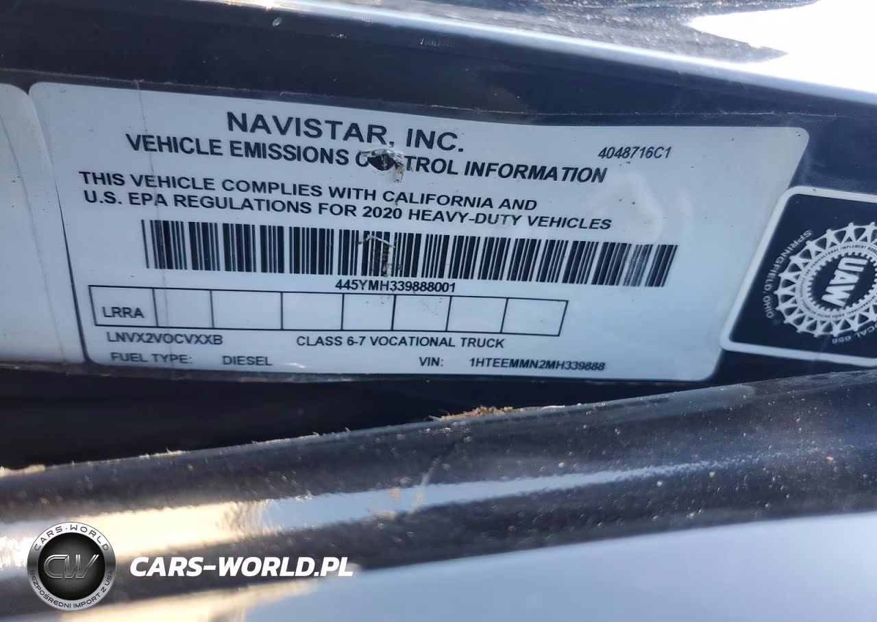 2021 International Hv507 VIN:1HTEEMMN2MH339888 - 12