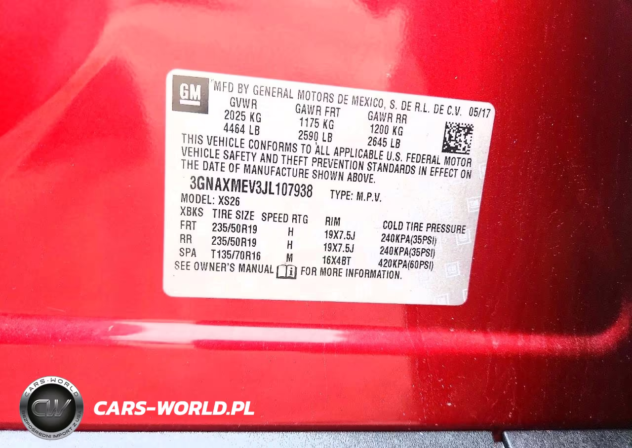 2018 Chevrolet Equinox Premier VIN:3GNAXMEV3JL107938 - 13