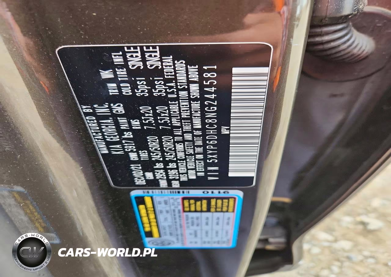 2022 Kia Telluride S VIN:5XYP6DHC8NG244581 - 12