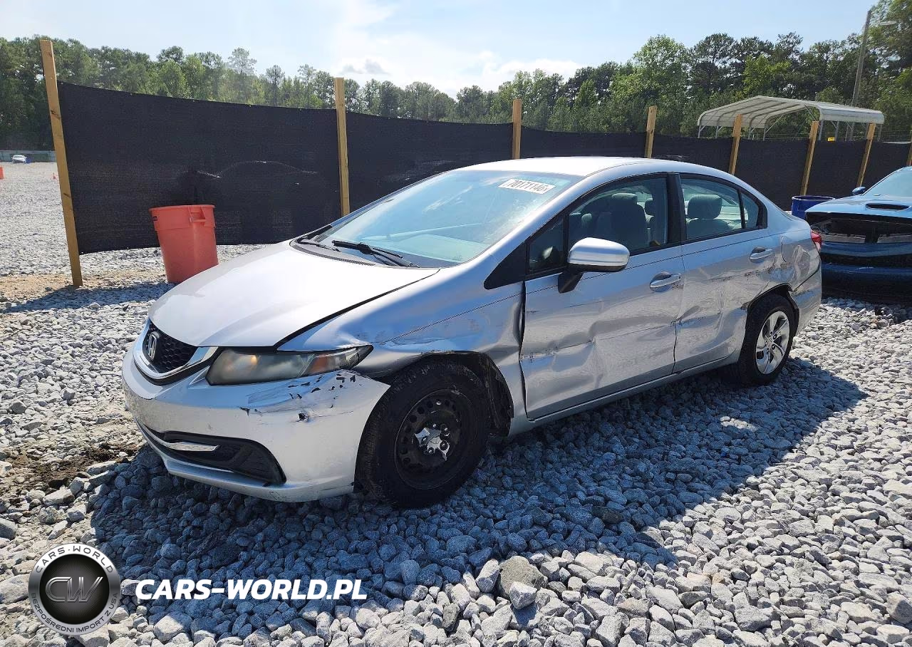 2015 Honda Civic Lx VIN:19XFB2F5XFE088459 - 1