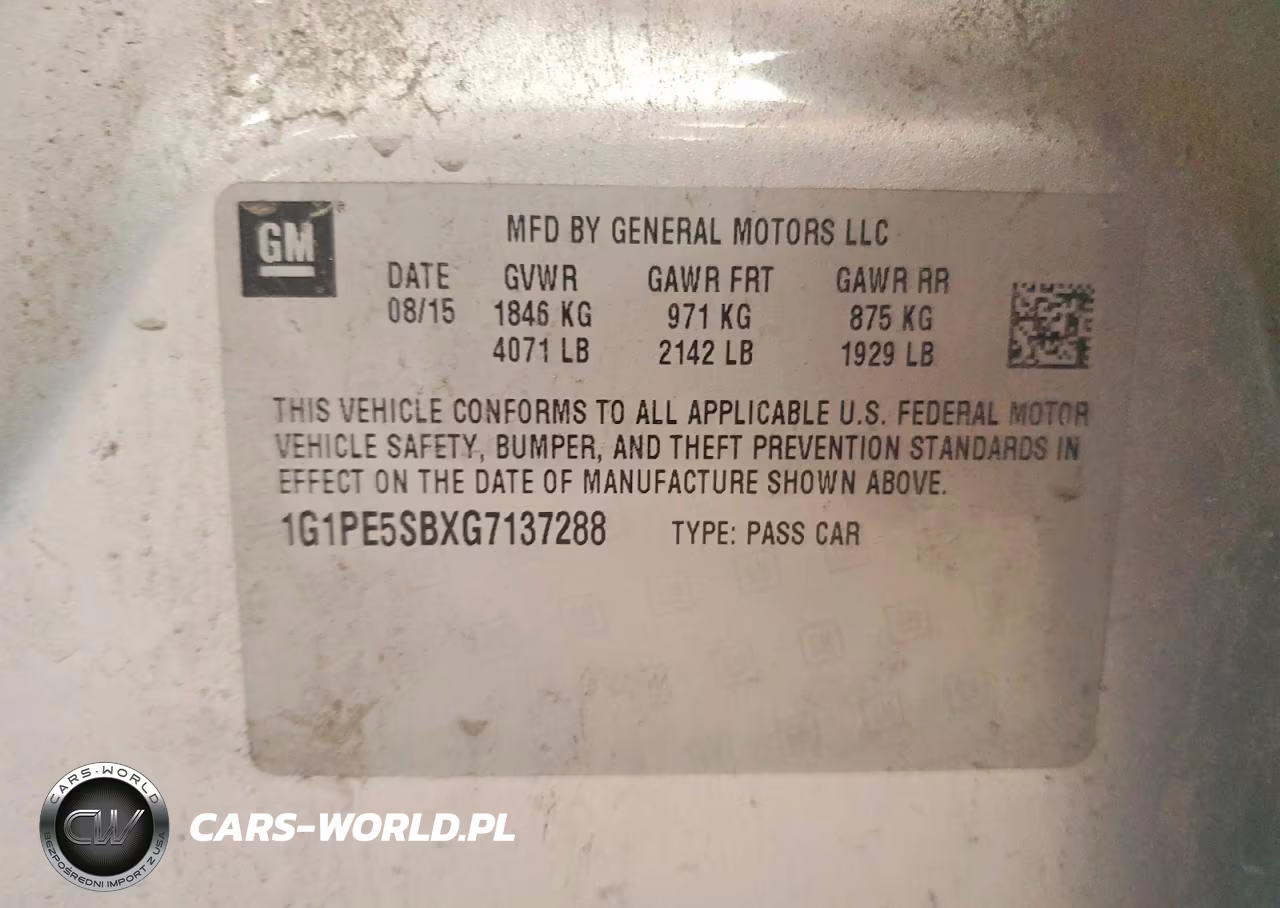 2016 Chevrolet Cruze Limited Lt VIN:1G1PE5SBXG7137288 - 12