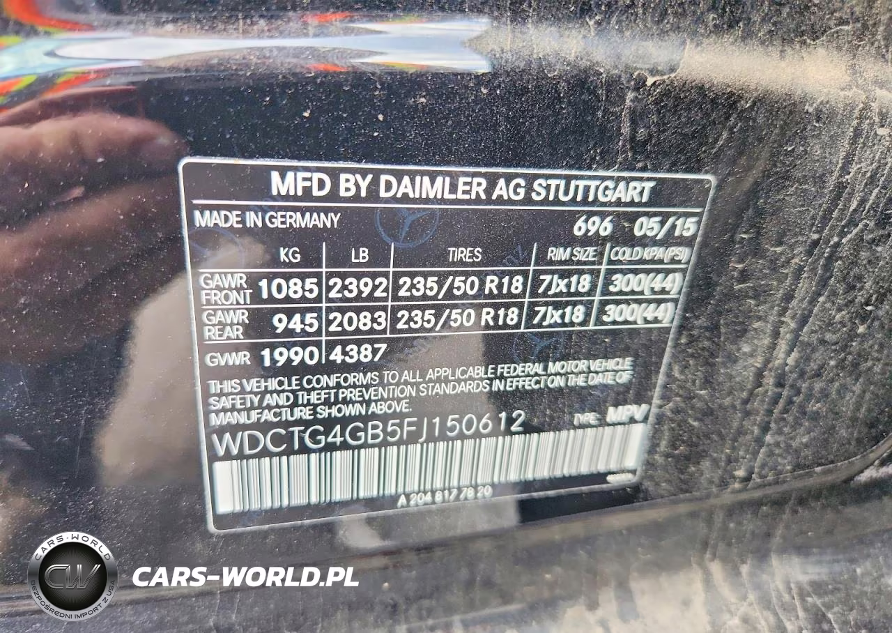 2015 Mercedes-Benz Gla 250 4Matic VIN:WDCTG4GB5FJ150612 - 13