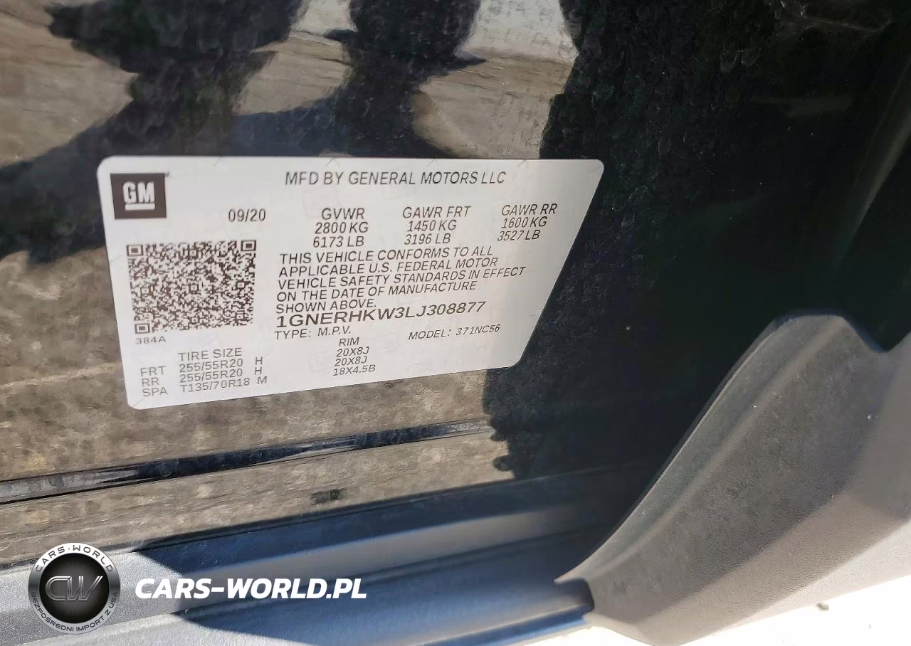 2020 Chevrolet Traverse Lt VIN:1GNERHKW3LJ308877 - 12