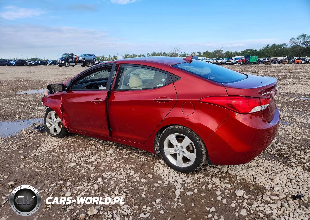 2013 Hyundai Elantra Gls VIN:KMHDH4AE1DU730988 - 2