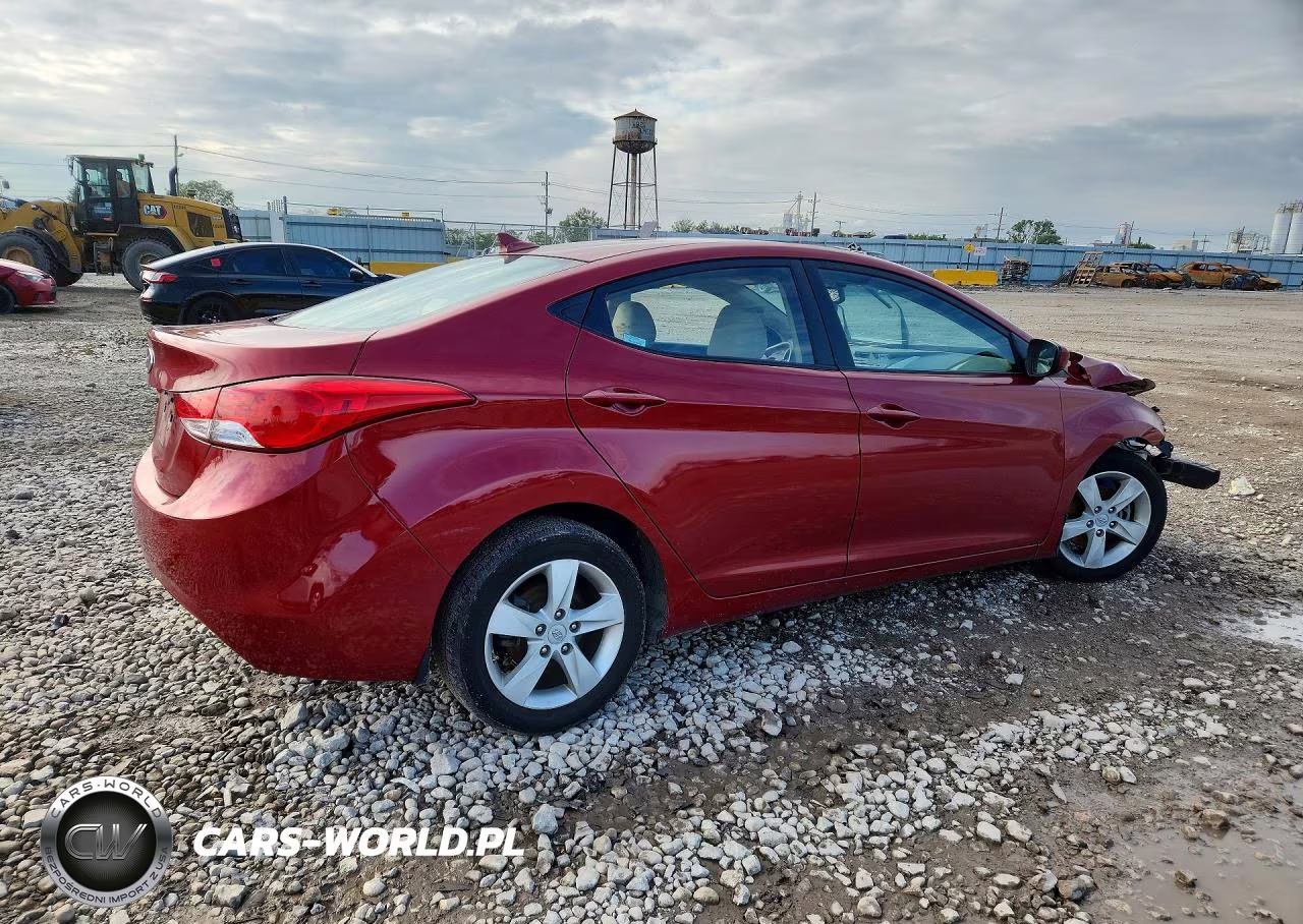2013 Hyundai Elantra Gls VIN:KMHDH4AE1DU730988 - 3