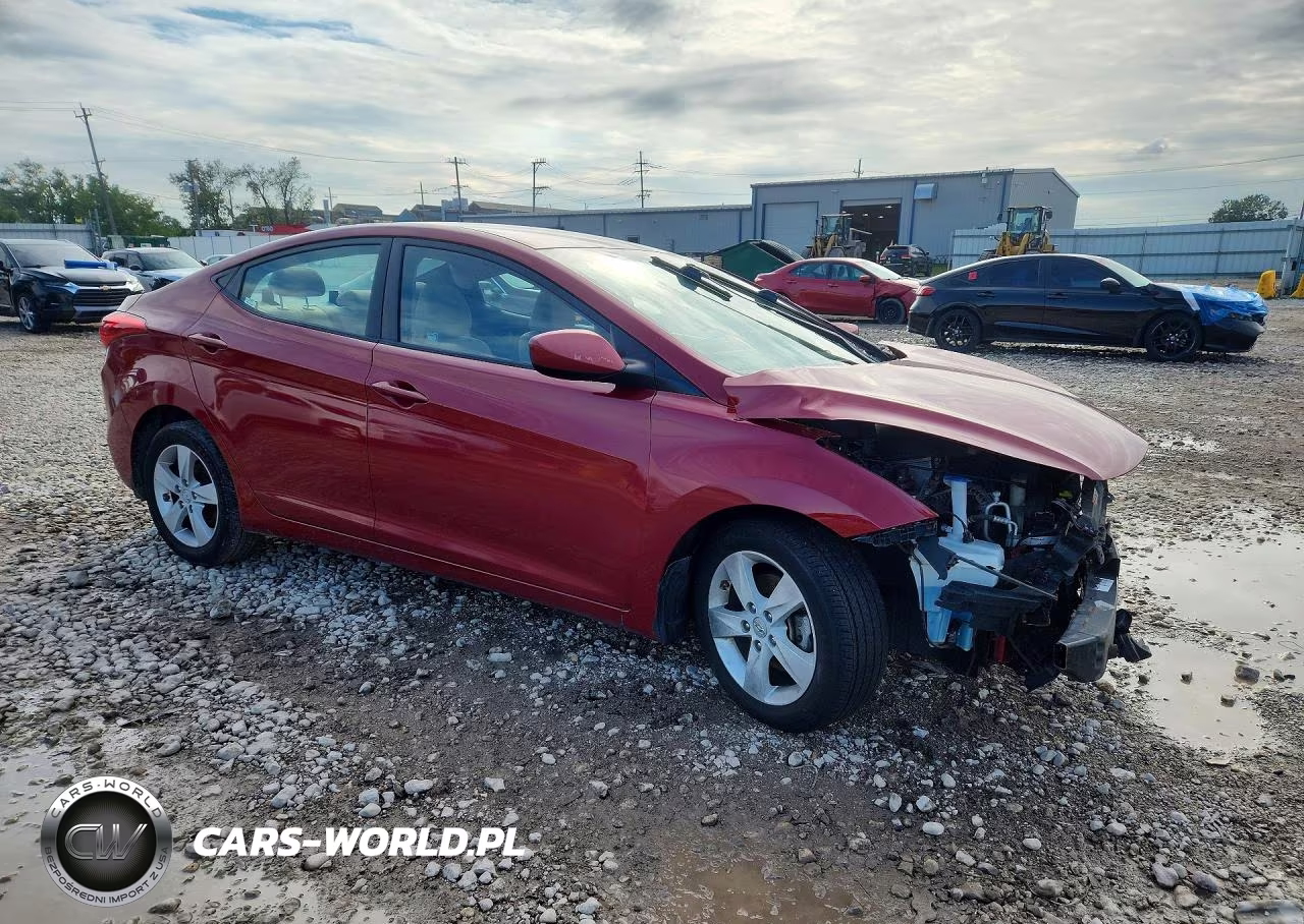 2013 Hyundai Elantra Gls VIN:KMHDH4AE1DU730988 - 4