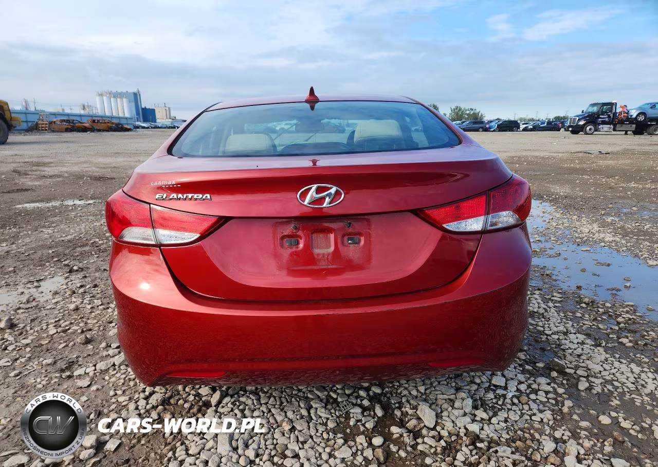 2013 Hyundai Elantra Gls VIN:KMHDH4AE1DU730988 - 6