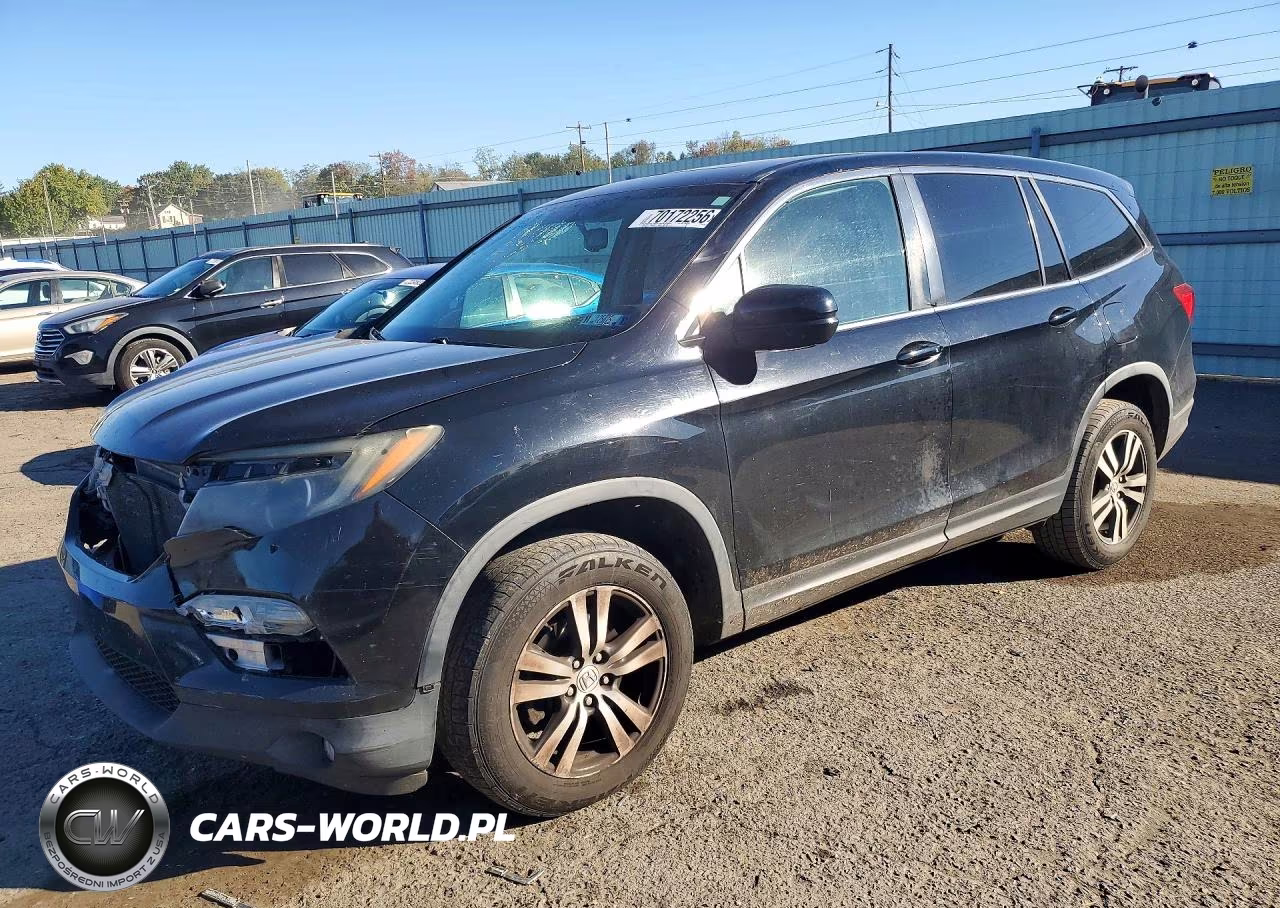 2016 Honda Pilot Exl VIN:5FNYF6H8XGB077257 - 1