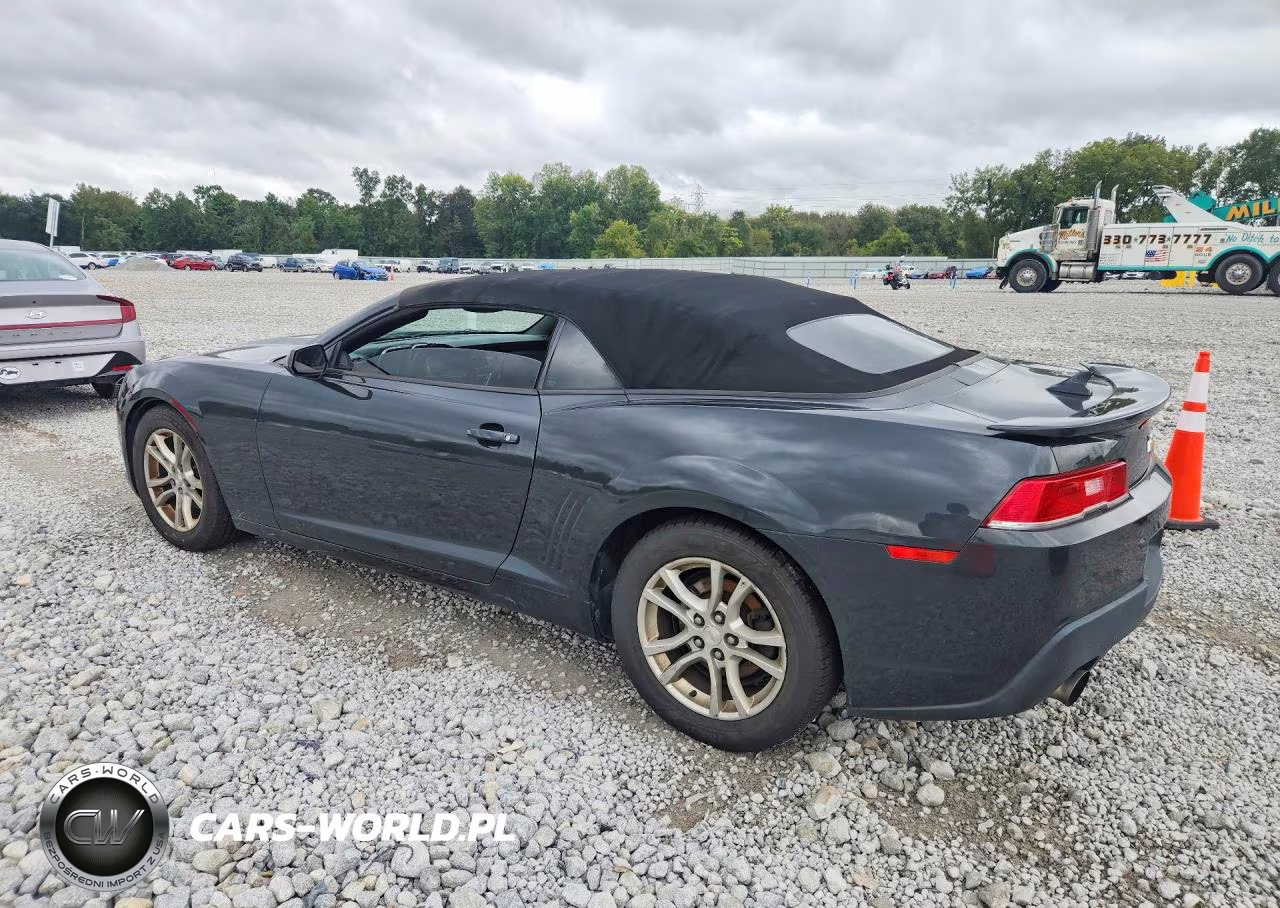 2015 Chevrolet Camaro Lt VIN:2G1FD3D32F9156102 - 2