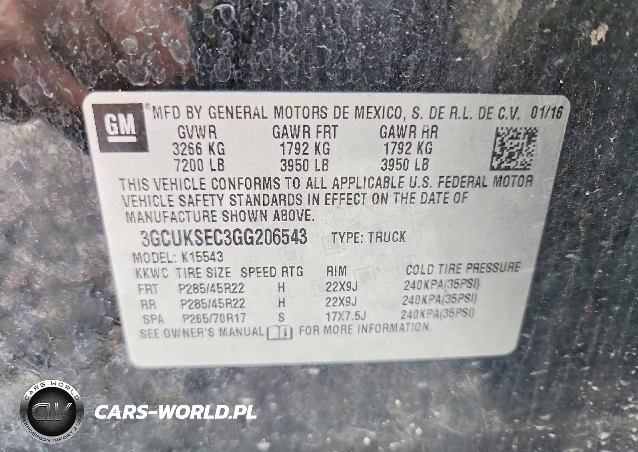 2016 Chevrolet Silverado K1500 Ltz VIN:3GCUKSEC3GG206543 - 12