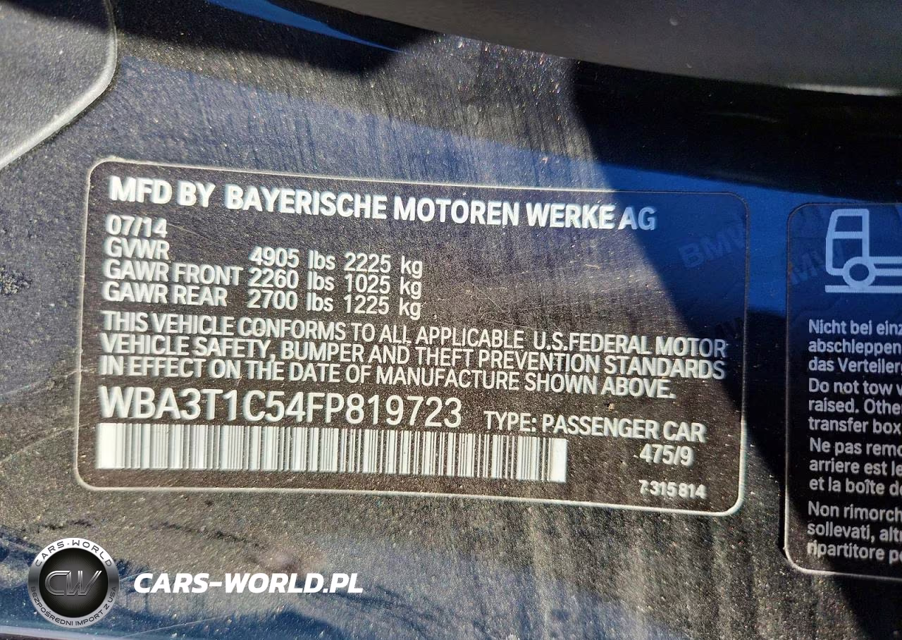 2015 BMW 428 Xi Sulev VIN:WBA3T1C54FP819723 - 12