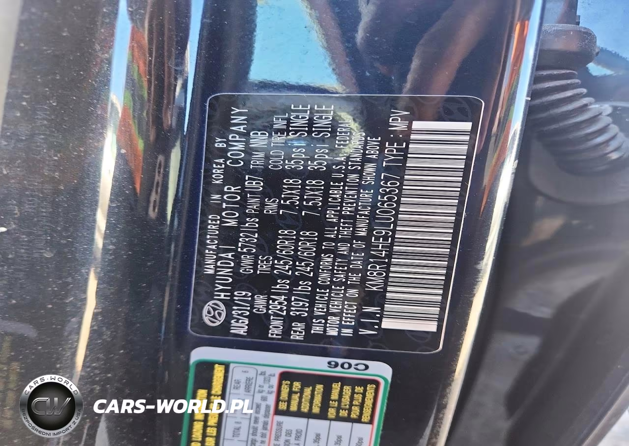 2020 Hyundai Palisade Se VIN:KM8R14HE9LU065367 - 13