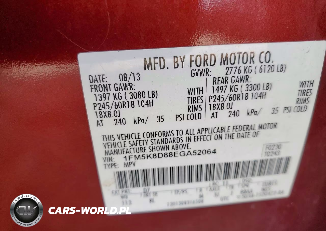 2014 Ford Explorer Xlt VIN:1FM5K8D88EGA52064 - 13