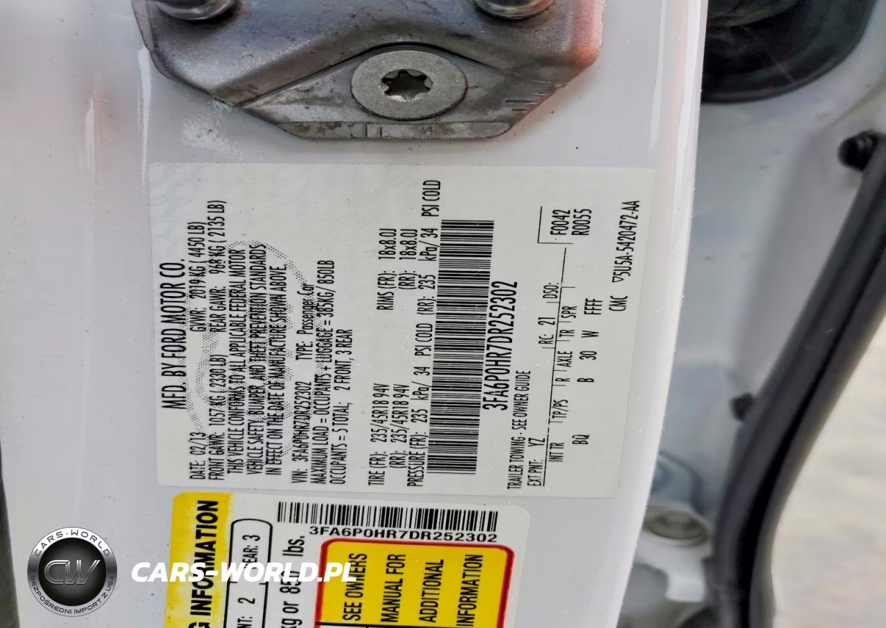 2013 Ford Fusion Se VIN:3FA6P0HR7DR252302 - 12
