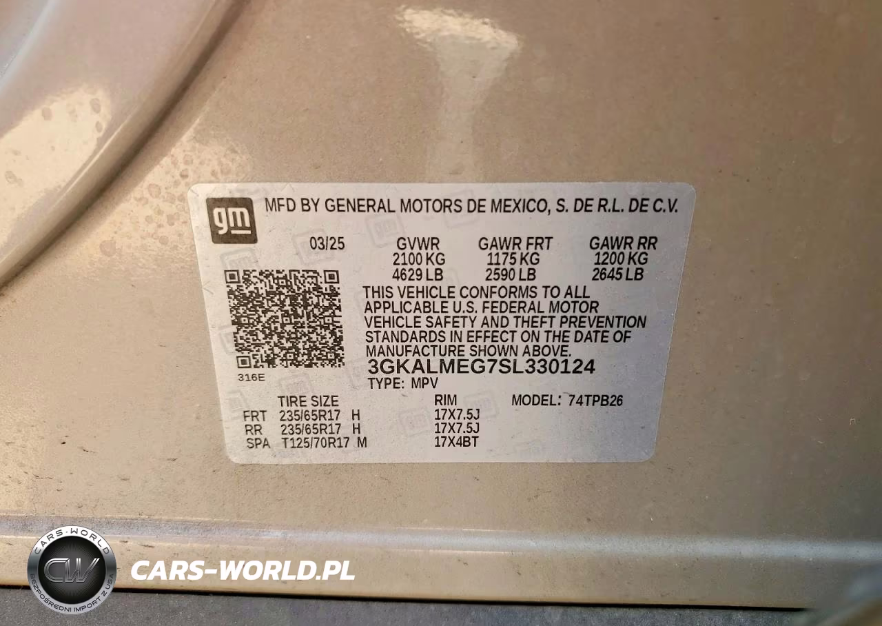 2025 GMC Terrain Elevation VIN:3GKALMEG7SL330124 - 13