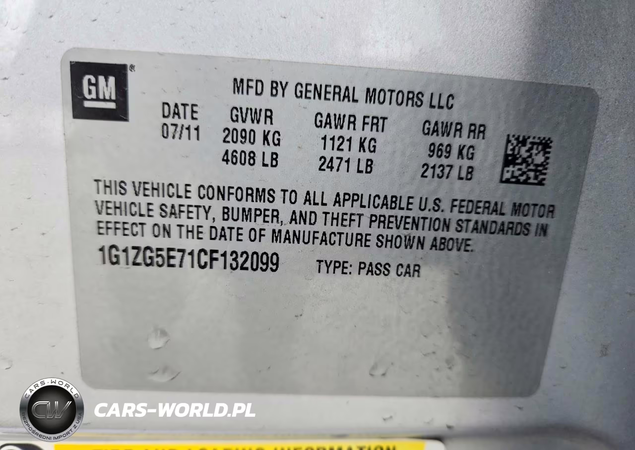 2012 Chevrolet Malibu Ltz VIN:1G1ZG5E71CF132099 - 13