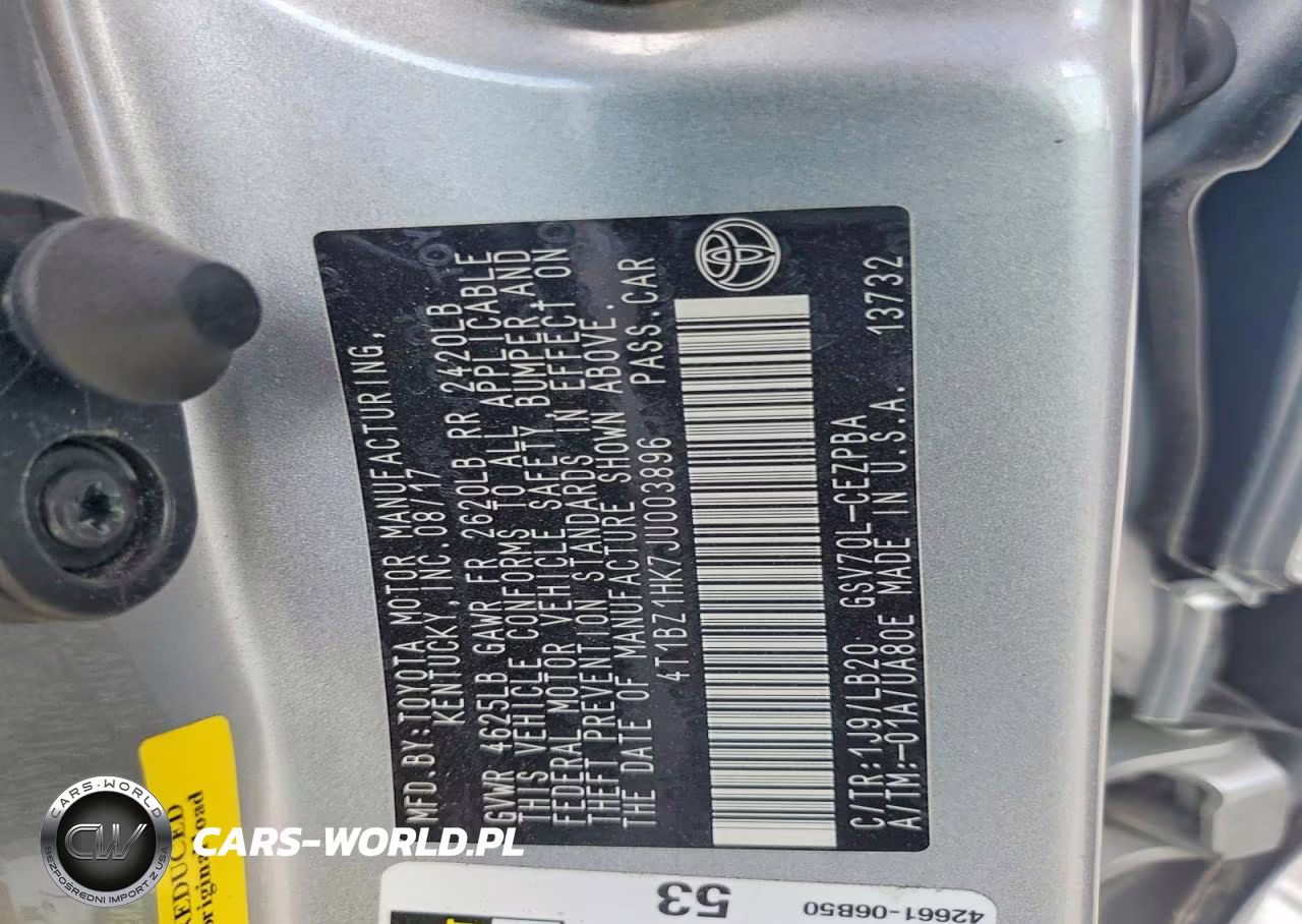 2018 Toyota Camry Xse V6 VIN:4T1BZ1HK7JU003896 - 12
