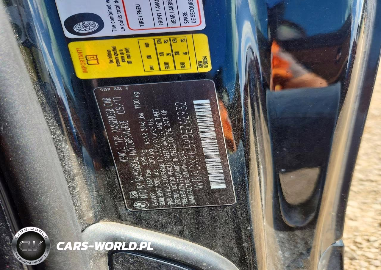 2011 BMW 335 I VIN:WBADX7C59BE742932 - 12