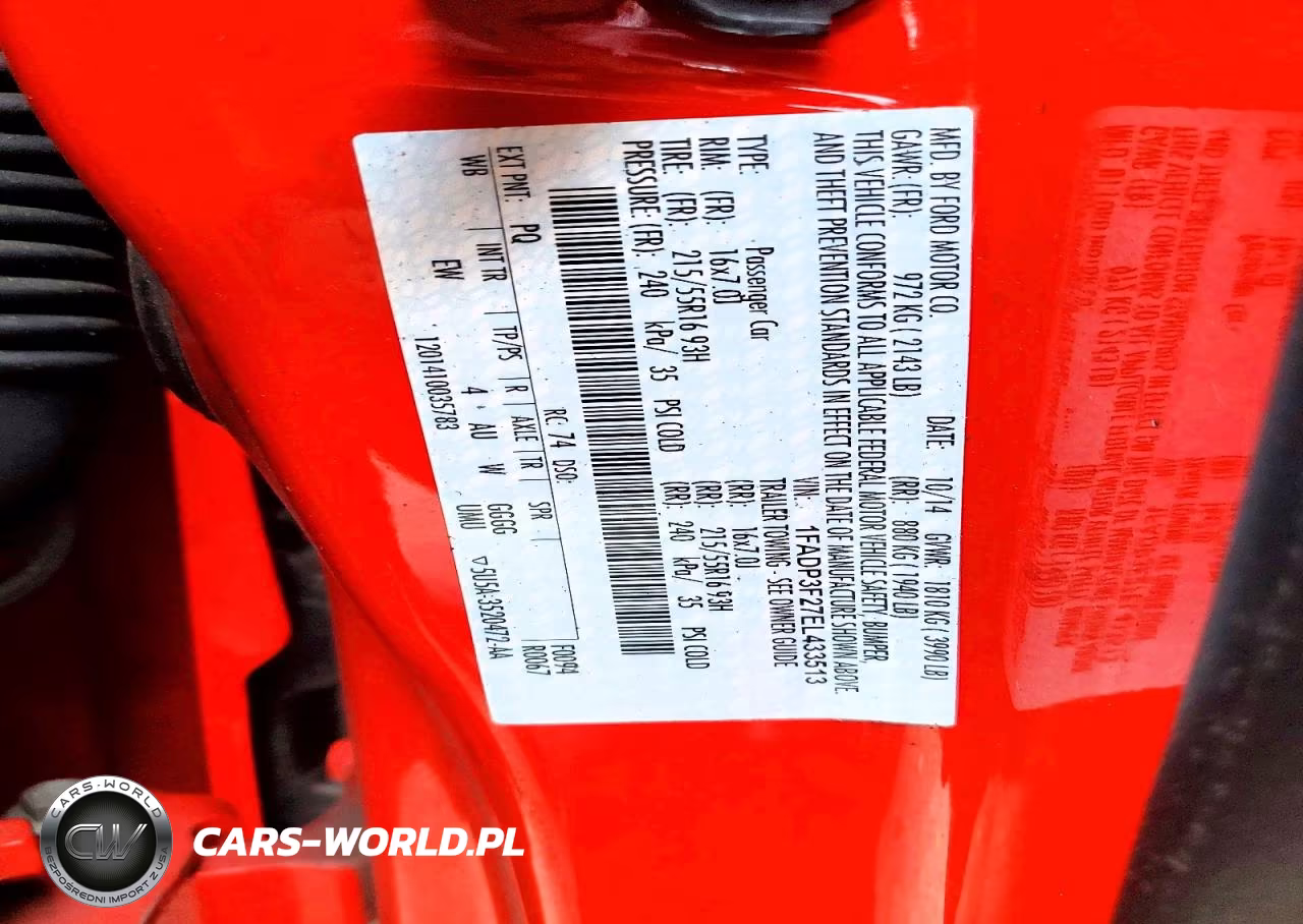 2014 Ford Focus Se VIN:1FADP3F27EL433513 - 13