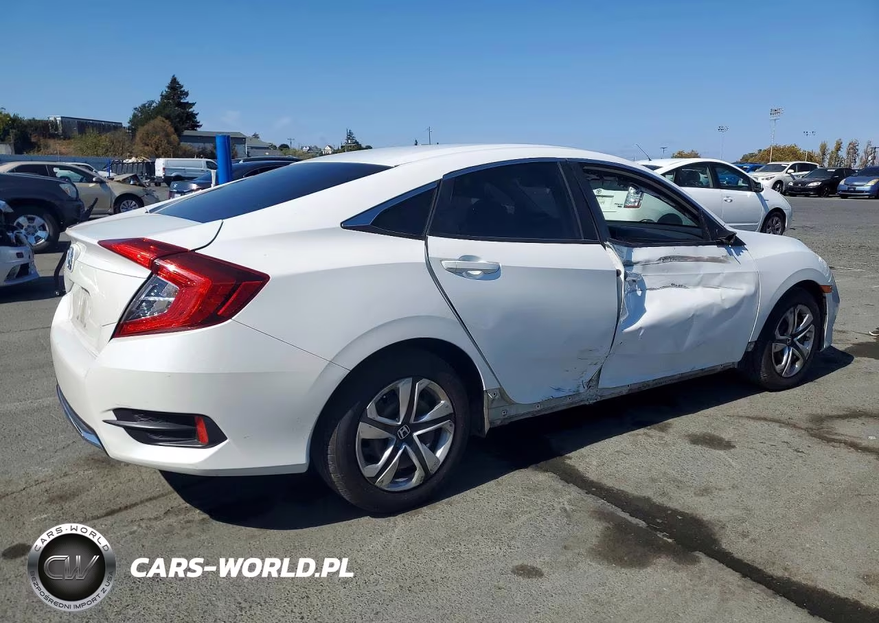 2019 Honda Civic Lx VIN:2HGFC2F64KH592267 - 3