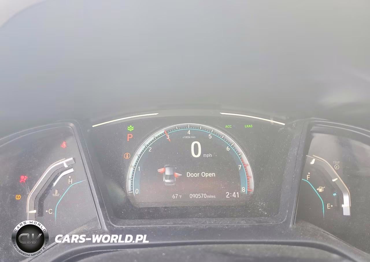 2019 Honda Civic Lx VIN:2HGFC2F64KH592267 - 9