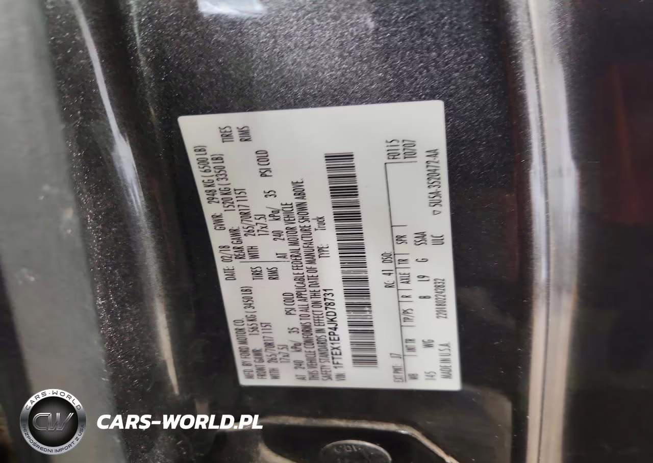 2018 Ford F150 Super Cab VIN:1FTEX1EP4JKD78731 - 12