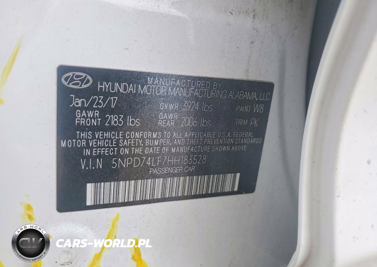2017 Hyundai Elantra Se VIN:5NPD74LF7HH183528 - 13