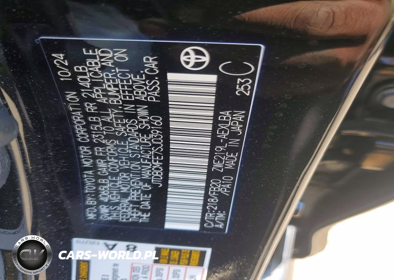 2025 Toyota Corolla Hybrid Le VIN:JTDBCMFE7SJ039160 - 12