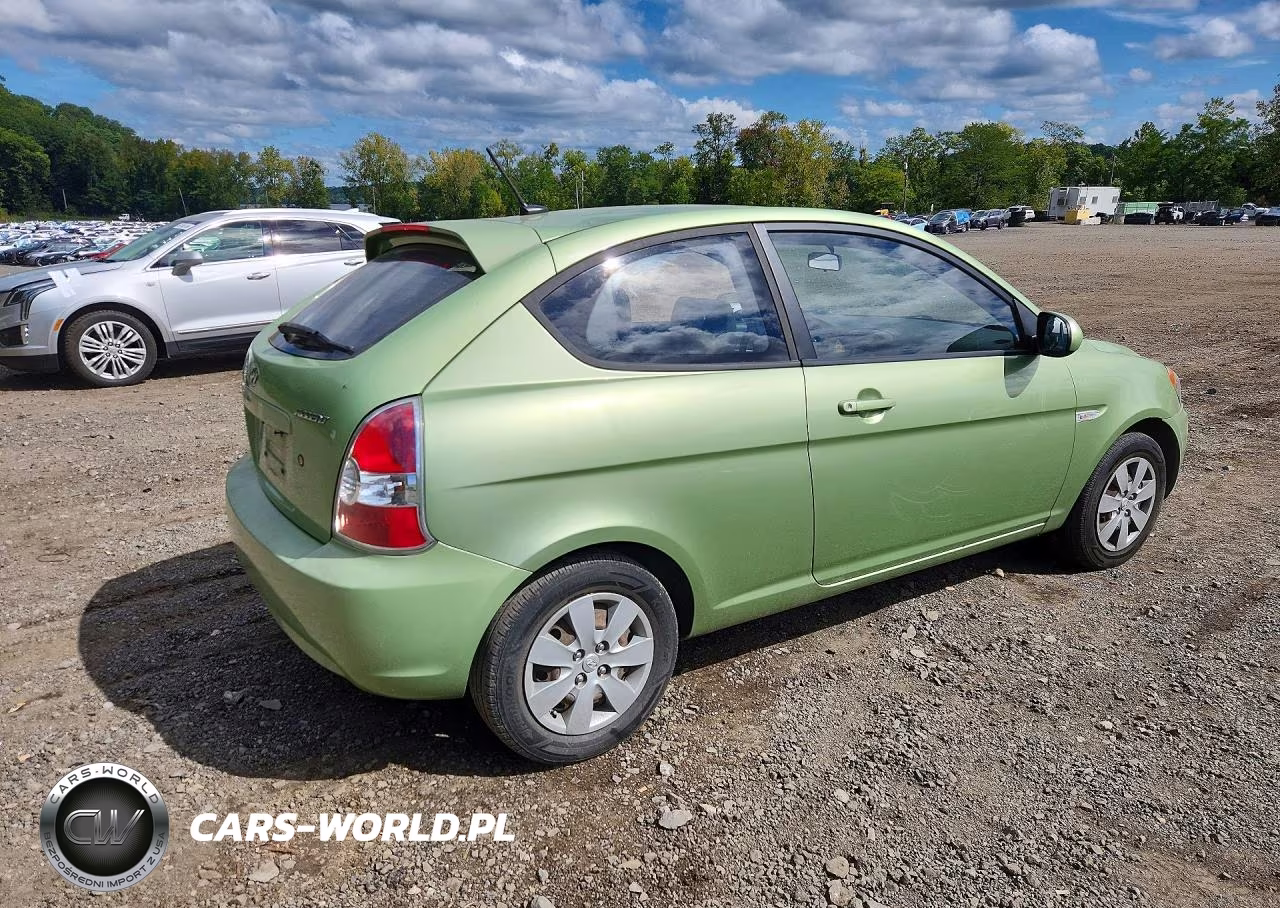 2010 Hyundai Accent Blue VIN:KMHCM3ACXAU178905 - 3