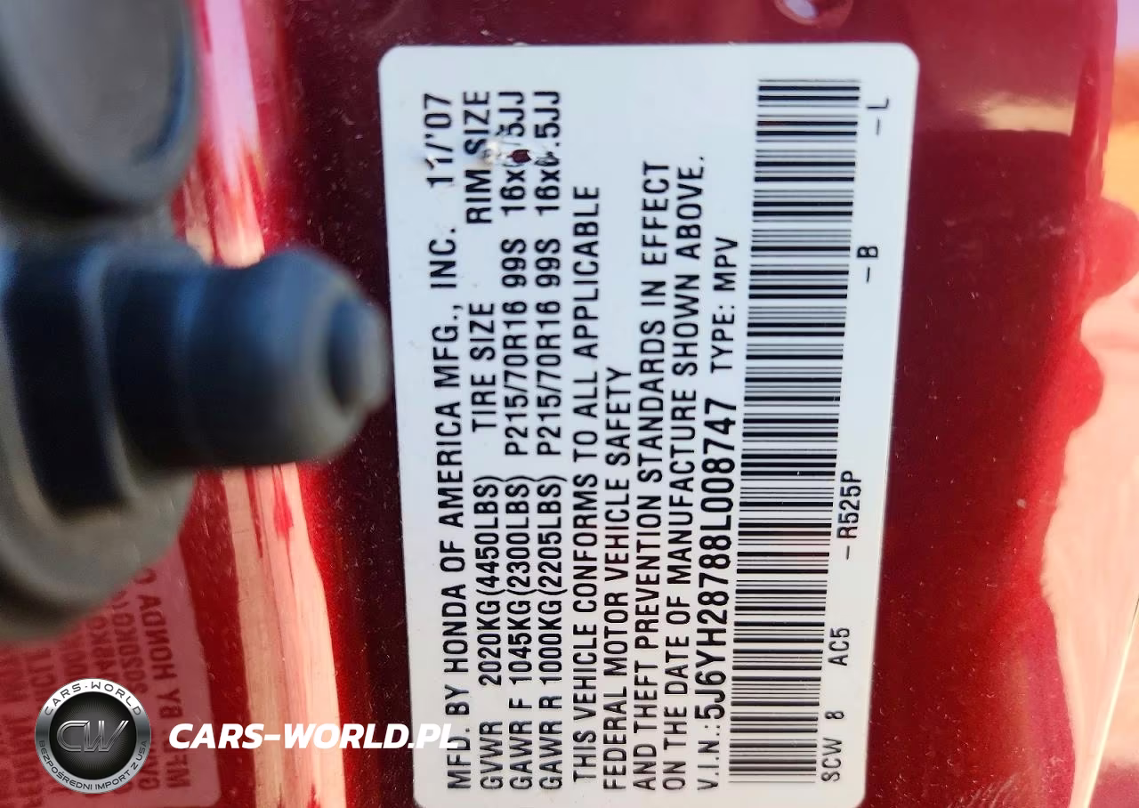 2008 Honda Element Ex VIN:5J6YH28788L008747 - 14