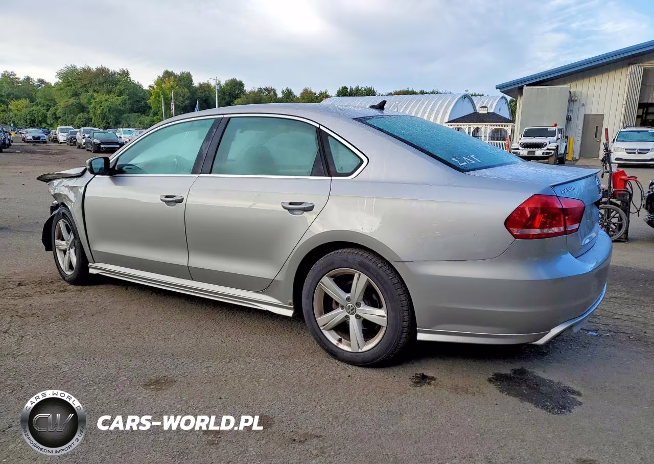 2013 Volkswagen Passat Se VIN:1VWBP7A36DC071064 - 2