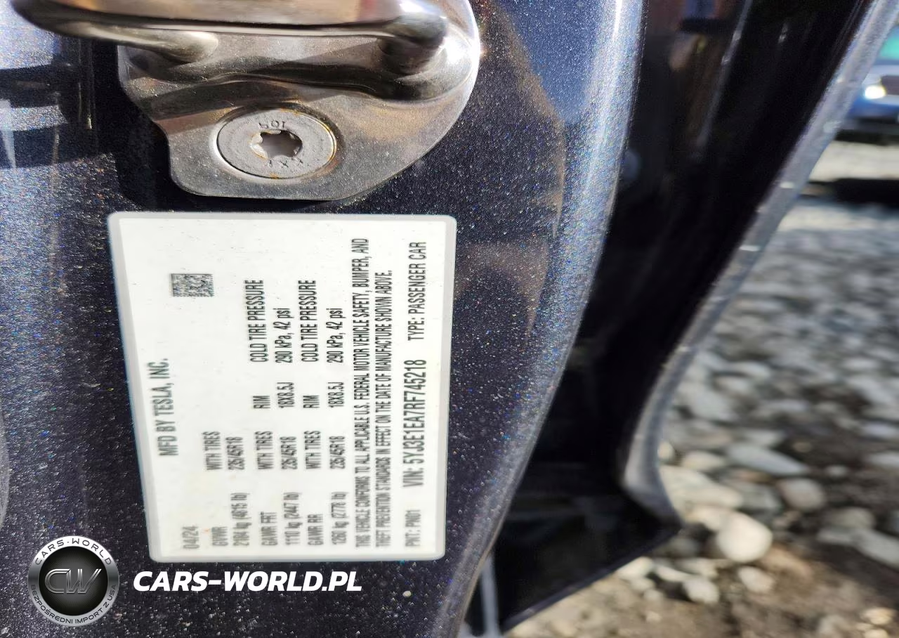 2024 Tesla Model 3 VIN:5YJ3E1EA7RF745218 - 12