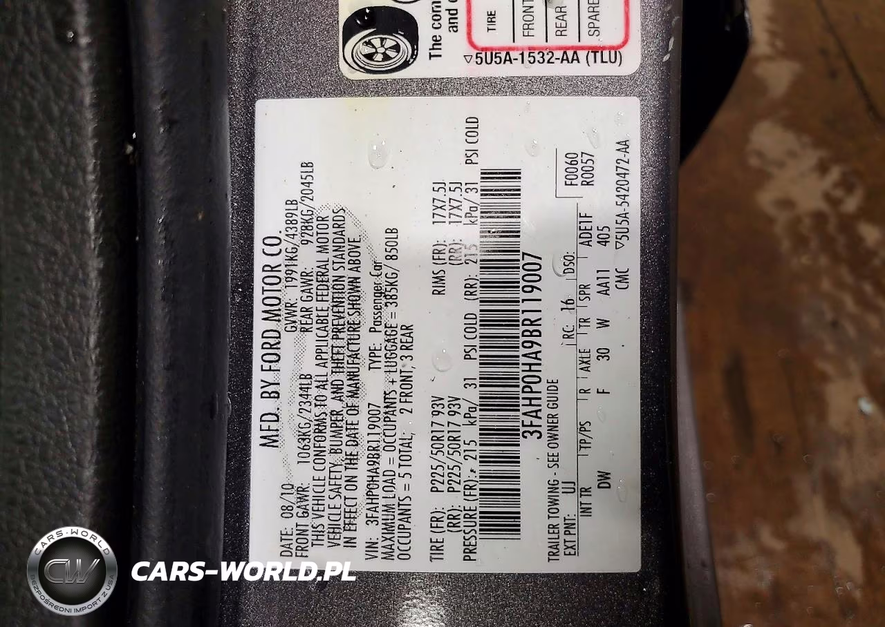 2011 Ford Fusion Se VIN:3FAHP0HA9BR119007 - 13