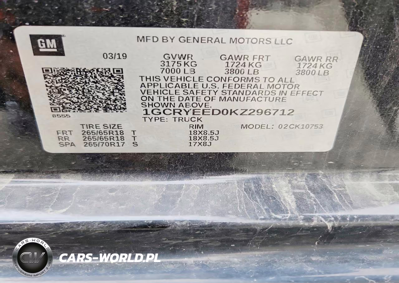 2019 Chevrolet Silverado K1500 Rst VIN:1GCRYEED0KZ296712 - 12