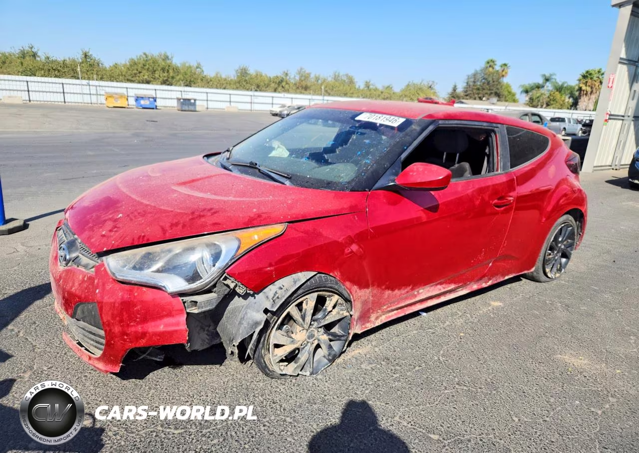 2017 Hyundai Veloster Base VIN:KMHTC6AD1HU321604 - 1