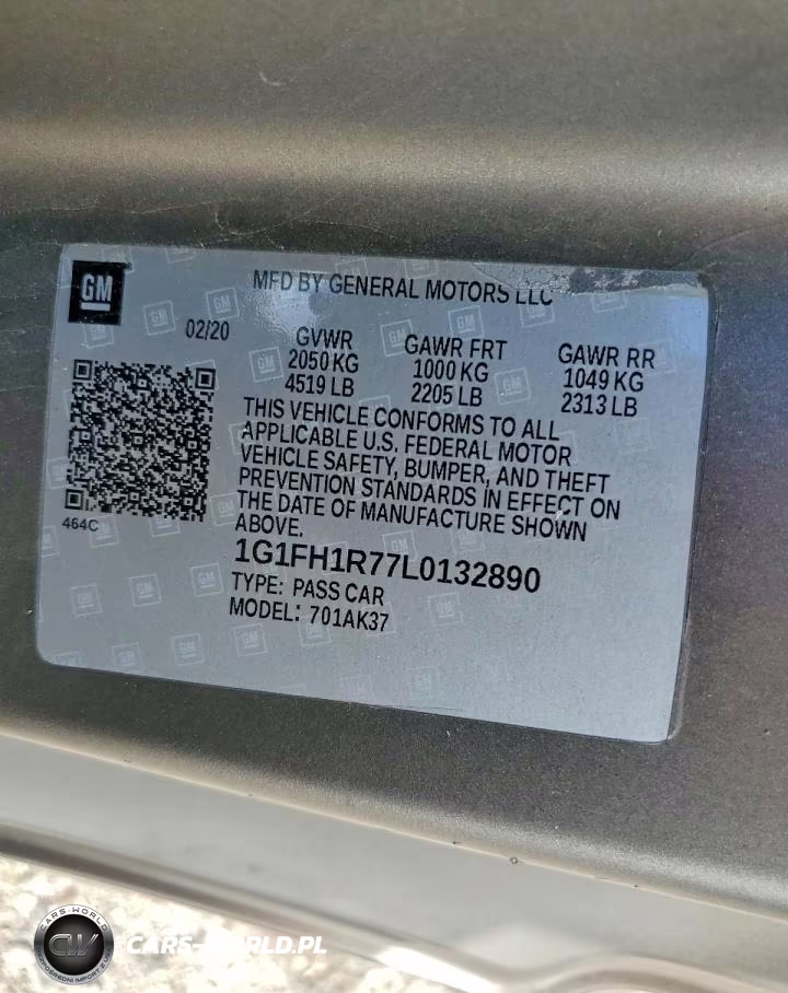 2020 Chevrolet Camaro Ss VIN:1G1FH1R77L0132890 - 12