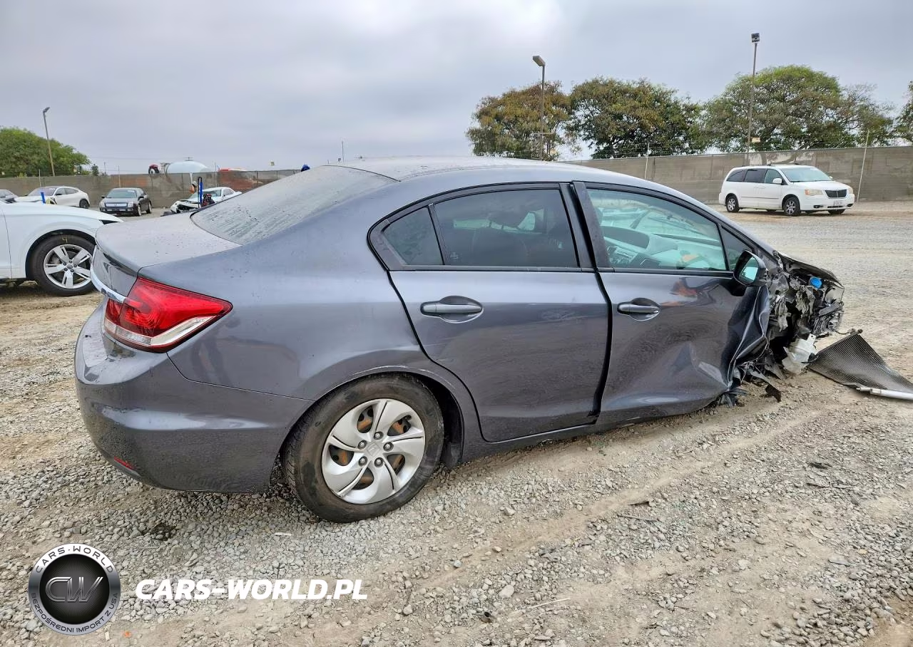 2013 Honda Civic Lx VIN:19XFB2F57DE267281 - 3