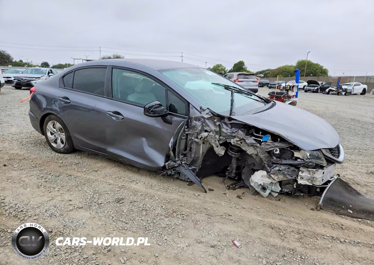 2013 Honda Civic Lx VIN:19XFB2F57DE267281 - 4